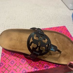 Tory Burch Miller Cloud black patent